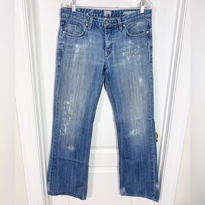 Y2K Salt Works Distressed Low Rise Bootcut Jeans Vintage Men’s 31/33
